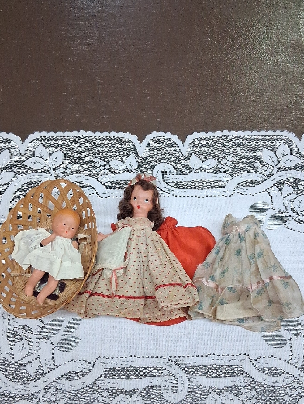 Vintage‎ 1940's Bisque baby doll & Nancy Ann Storybook  K&H USA Kerr & Hinz